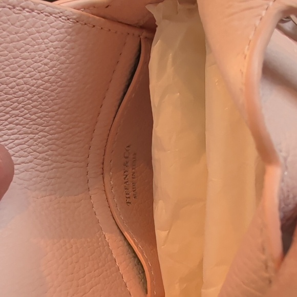 Tiffany & Co. "Return To Tiffany" Blush Micro Tote With Crossbody Strap NWT - Picture 5 of 7
